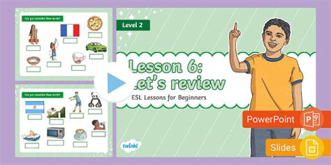 ESL Curriculum Level 2 Lesson 6 Teacher Made Twinkl