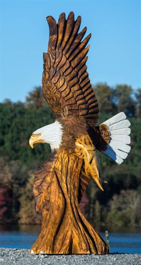 Chainsaw Carving By Paul Eagles Wood Carving Art Chainsaw Carving