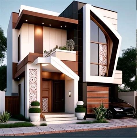 Modern Elevation design with cad files | Modern house design, Modern ...