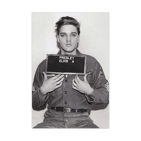 Elvis Presley Mugshot Poster Etsy