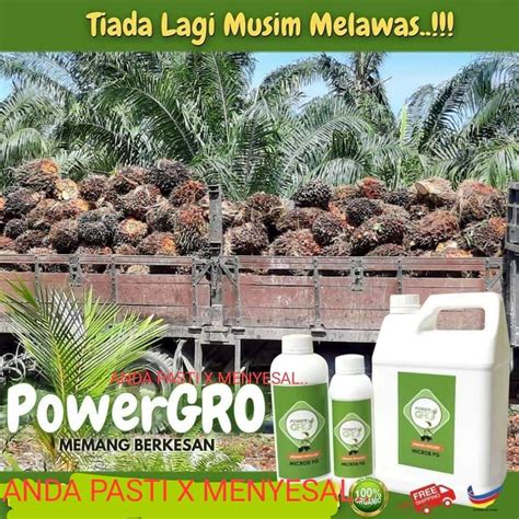 POWERGRO 8 LITER BAJA TERBAIK UNTUK SAWIT PADI GETAH DURIAN MANGGA