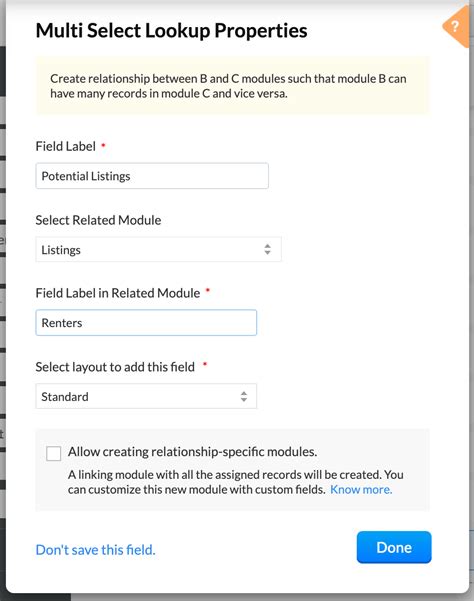 Using A Multi Select Lookup Field In Zoho Crm The Marks Group Small