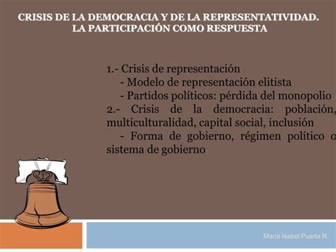 Crisis De La Democracia PPT