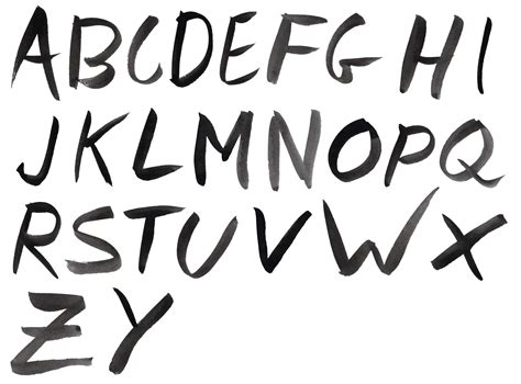 Black Letter Alphabet Font