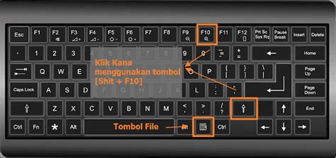 Cara Melakukan Klik Kanan Menggunakan Keyboard Angops