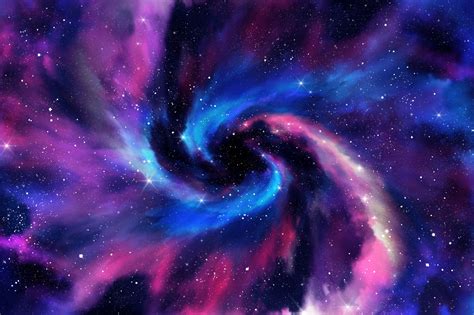 Wallpaper Event Horizon Stars Digital Art Artwork Illustration