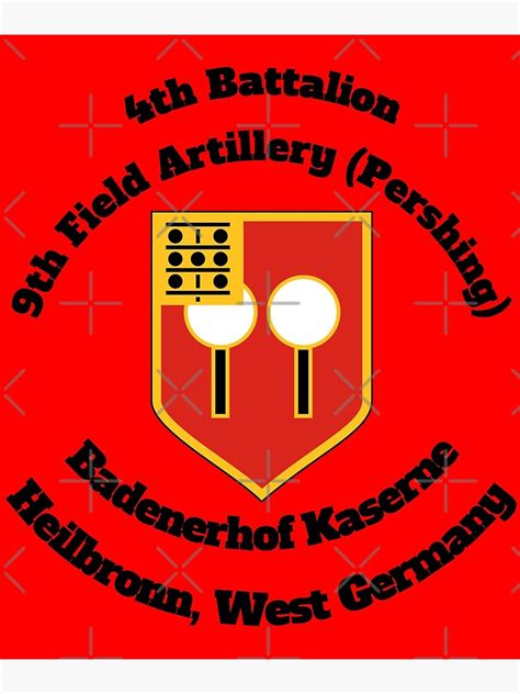 4th Bn 9th Field Artillery Badenerhof Kaserne Heilbronn W Germany