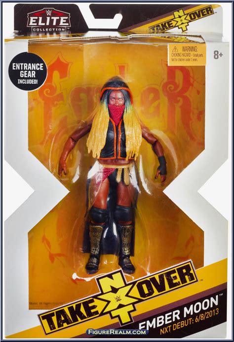 ember moon wwe elite collection nxt    mattel action figure
