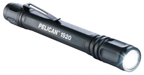 PELICAN LED Penlight, Aluminum, Maximum Lumens Output: 120, Black, 5.37 in - 33W917|1920 - Grainger