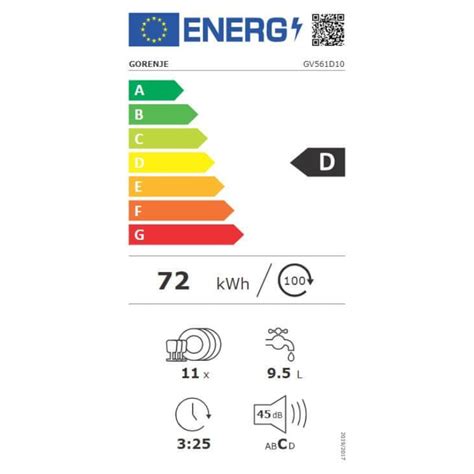 GORENJE Pomivalni Stroj Vgradni GV561D10 Big Boom