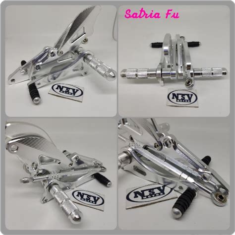 Jual STEP UNDERBONE SATRIA FU FOOTSTEP SATRIA MODEL NUI SILVER EDITION