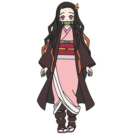 4 Un Guide De Dessin Nezuko Simple