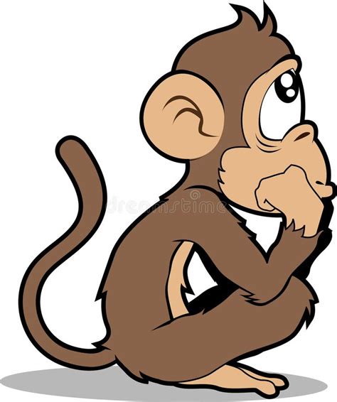 620 Monkey Thinking Free Stock Photos Stockfreeimages