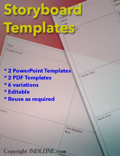 Powerpoint Storyboard Templates