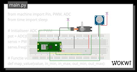 Servo Potmeter Stabiel Wokwi Esp Stm Arduino Simulator