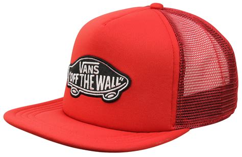 Vans Classic Patch Trucker Hat Racing Red