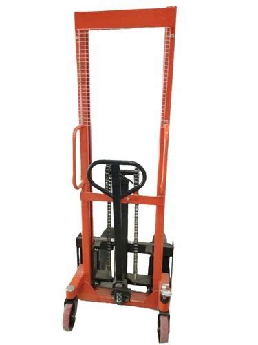 Mild Steel 2 5 Ton Manual Hand Driven Stacker For Industrial DC At Rs