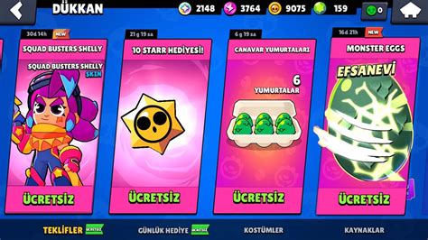 Squad Buster Shelly Gelİyor🔥 Godzilla Buzz Çikti🔥 Ücretsİz Efsanevİ Yumurta Brawl Stars