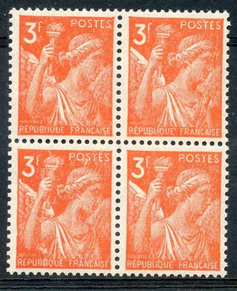 Stamp Timbre De France Neuf Bloc De N Type Iris Eur