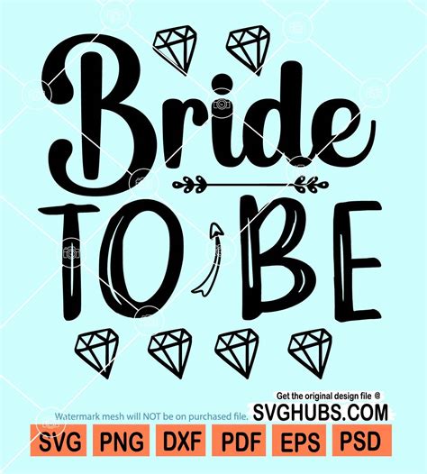 Bride To Be Svg Bride Svg Bride Squad Svg Bridal Squad Svg Just