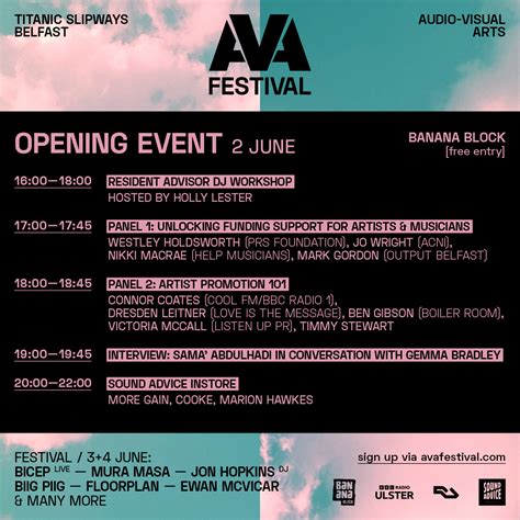 Ava Festival Belfast Opening Event 2022 At Banana Block Belfast