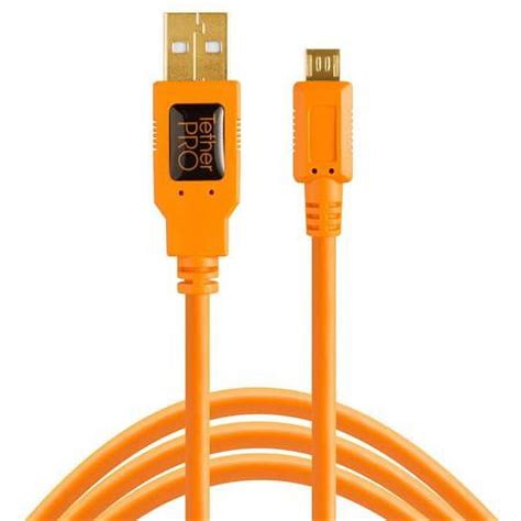 Tether Tools Tetherpro Usb 20 To Micro B 5 Pin Cable 15 46m High