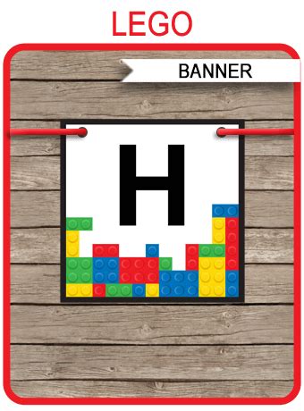 Vetenskap Alltid Kung Lear lego birthday banner free printable död Blåsa bränna