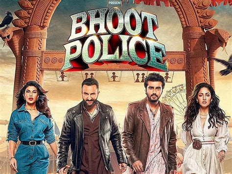 Nuevo póster de Bhoot Police Saif Ali Khan Arjun Kapoor Yami y