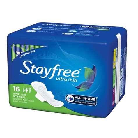 Stayfree Pads Ultra Thin With Wings Super Long 16 Ct From Safeway