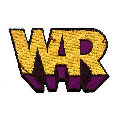 WAR Alternative Pop Band Logo Embroidered Iron On Patch | eBay