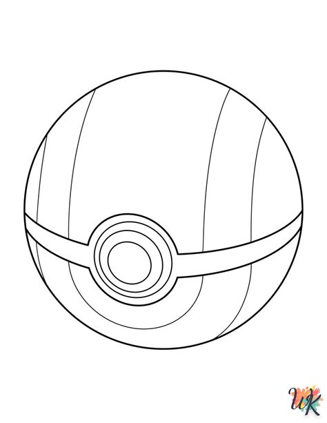 Dibujos Para Colorear Pokeball Descarga Gratuita