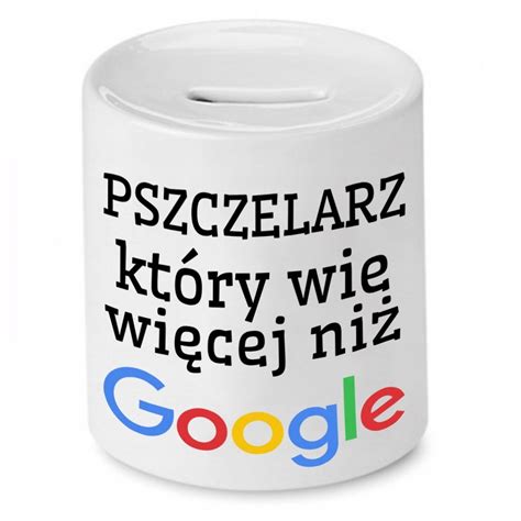 SKARBONKA DLA PSZCZELARZA KTÓRY WIE WIĘCEJ z Nadrukiem ze Zdjęciem