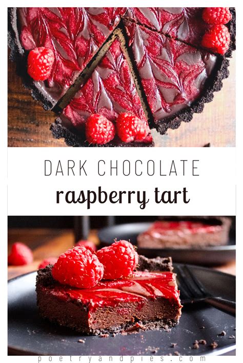 Dark Chocolate Raspberry Tart — Poetry And Pies