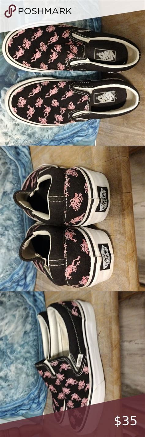 Vans Tennis Shoes Womens 65 Pink Frogs Vans Tennis Shoes Vans Tennis Shoes