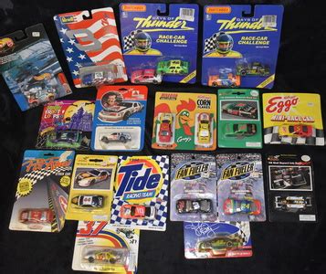 20 1/64 Scale Vintage Nascar Diecast Race Cars From The 1980's To 1990's