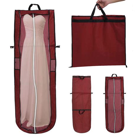 Non Woven Bridal Garment Bag Wedding Evening Ball Gown Dress Clothes