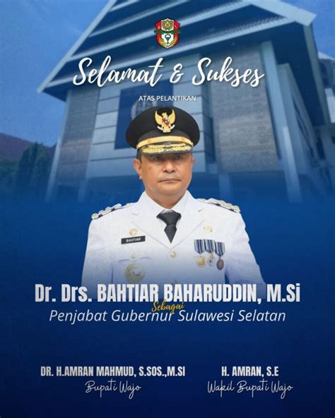 Bahtiar Baharuddin Dilantik Oleh Mendagri Jadi Pj Gubernur Sulsel