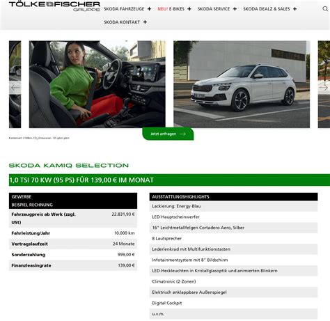 Škoda Kamiq Leasing für 139 Euro im Monat netto sparneuwagen de