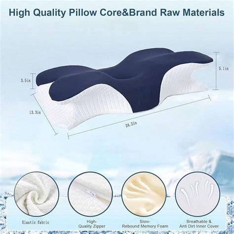 Almohada Para Aliviar El Dolor De Cuello Almohada Cervical Ergon Mica