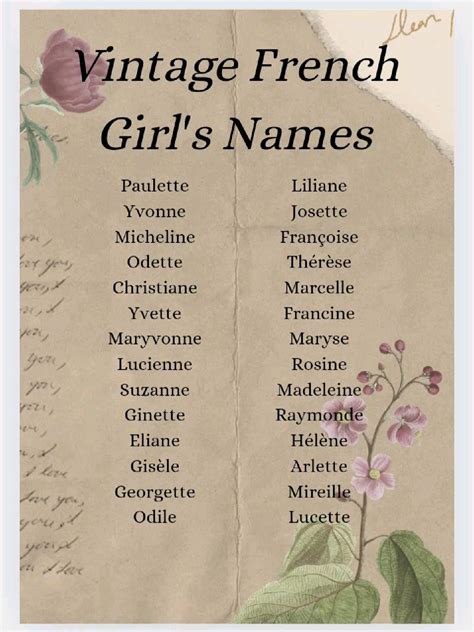 150 Vintage Girl Names You Don T Hear Anymore Uncommon Old Fashioned 2024 Artofit