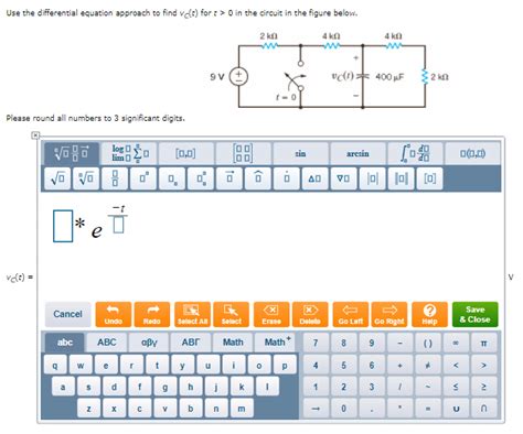 Solved Use The Differential Equation Approach To Find Volt Chegg