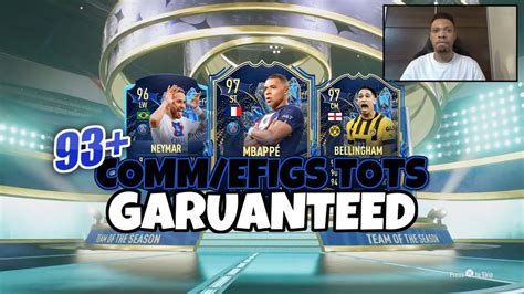 Opening My 93 Comm Efigs Tots Guaranteed Pack Fifa 23 Ultimate Team