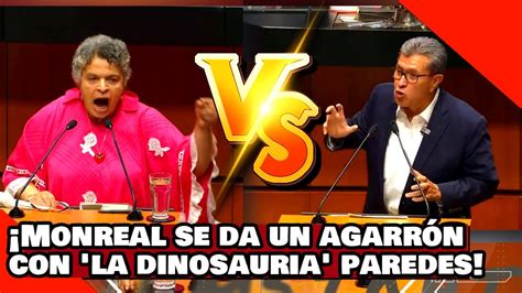 Vean Brutal Monreal Se Da Un Agarr N Con La Dinosauria Paredes