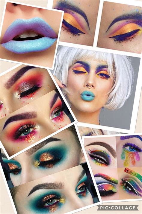 Colorful Makeup Halloween Face Makeup Inspo