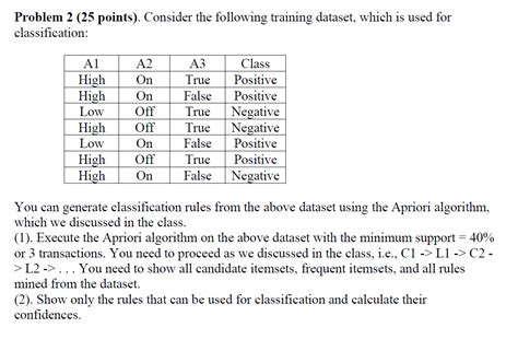 Solved Problem 2 25 Points Consider The Following