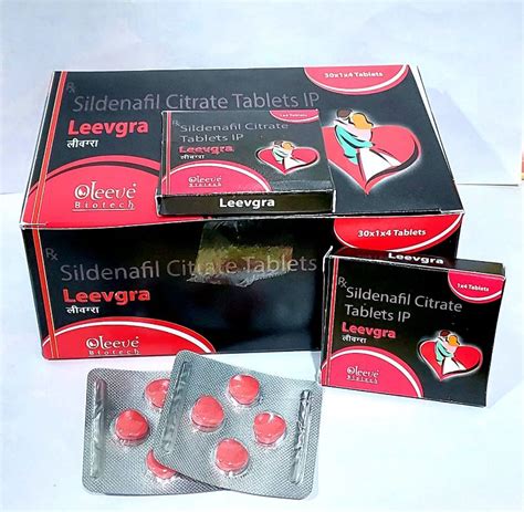 Sildenafil Citrate Tablets IP 100 Mg Manufacturer from Delhi India