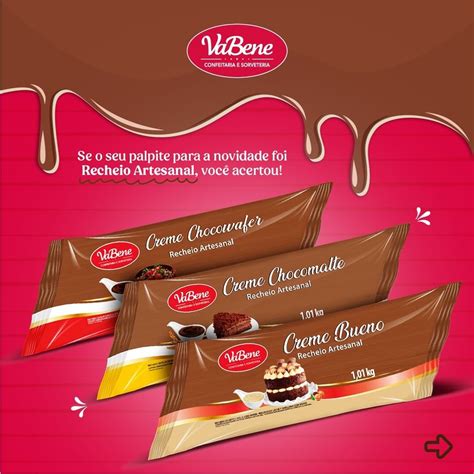 VABENE RECHEIO ARTESANAL CREME CHOCOWAFER 1 01KG CENTRAL DOCES