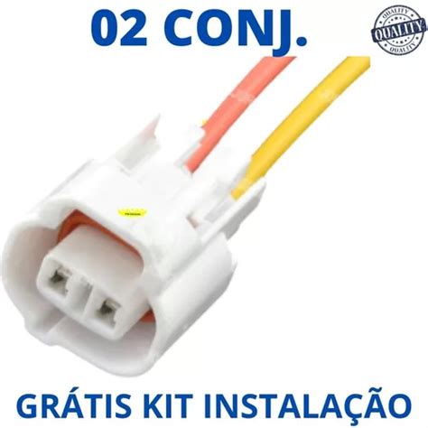 Chicote Conector Soquete Plug Farol De Milha Toyota Etios