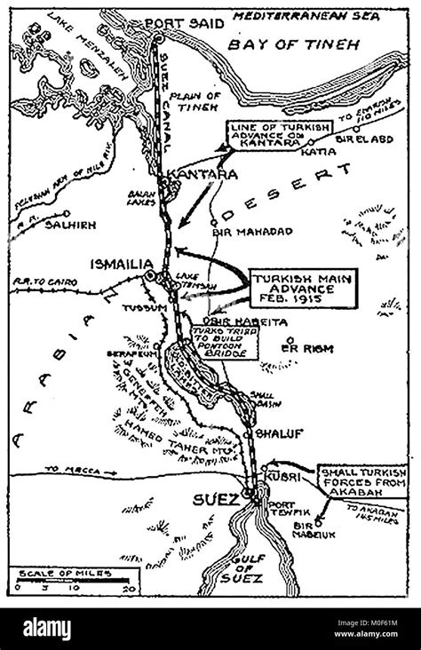 Map of suez canal Black and White Stock Photos & Images - Alamy