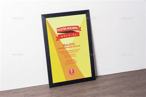 Realistic Poster Holding Mock Up V 2 By Xepeec GraphicRiver